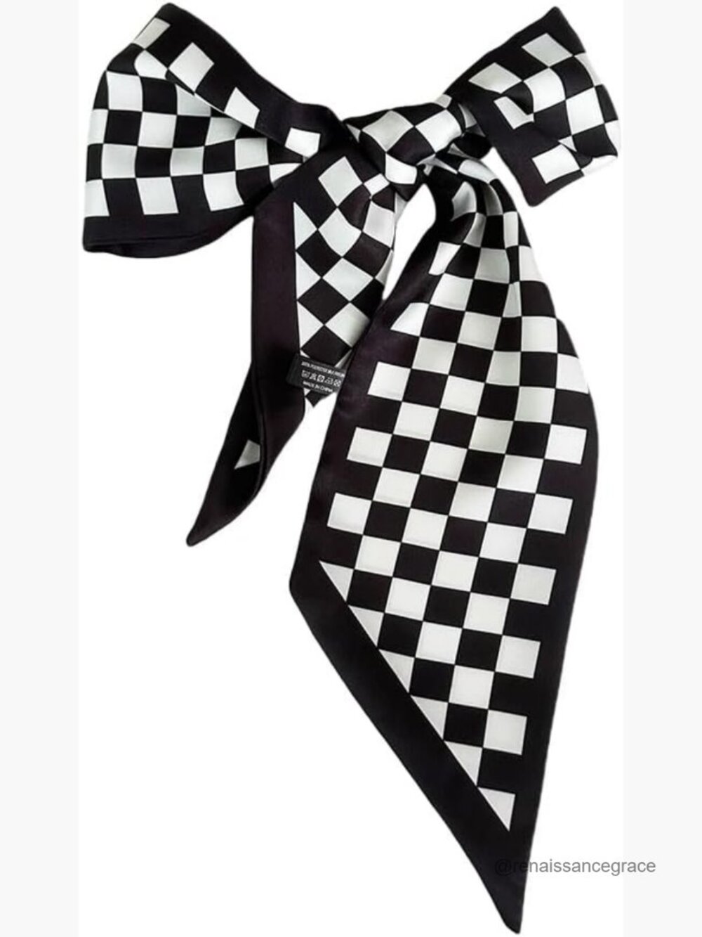 Long Silk-Like Scarf for Hair Head Neck Bags Versatile Wrap Lightweight